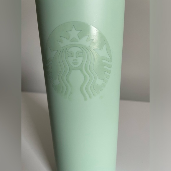 Mint Green Starbucks Matted Reusable Tumbler 16oz Recycled Earth Day - Picture 8 of 16